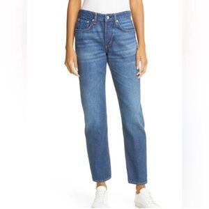 rag & bone Dark Blue Ankle Fit Jeans
